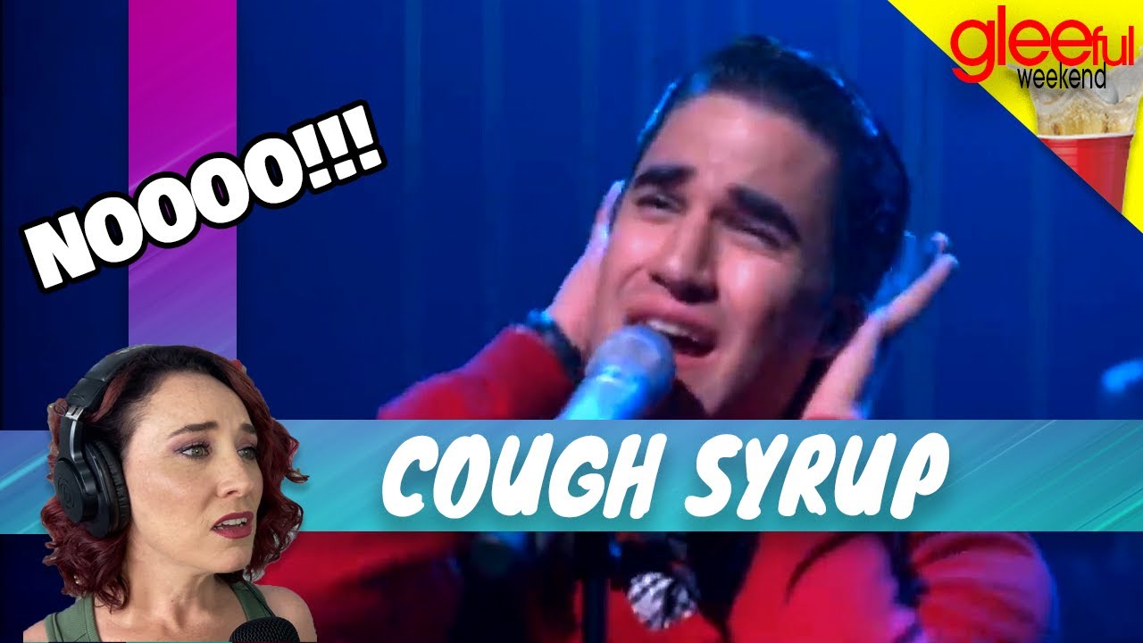 Vocal Coach Reacts GLEE - Cough Syrup | WOW! He was...