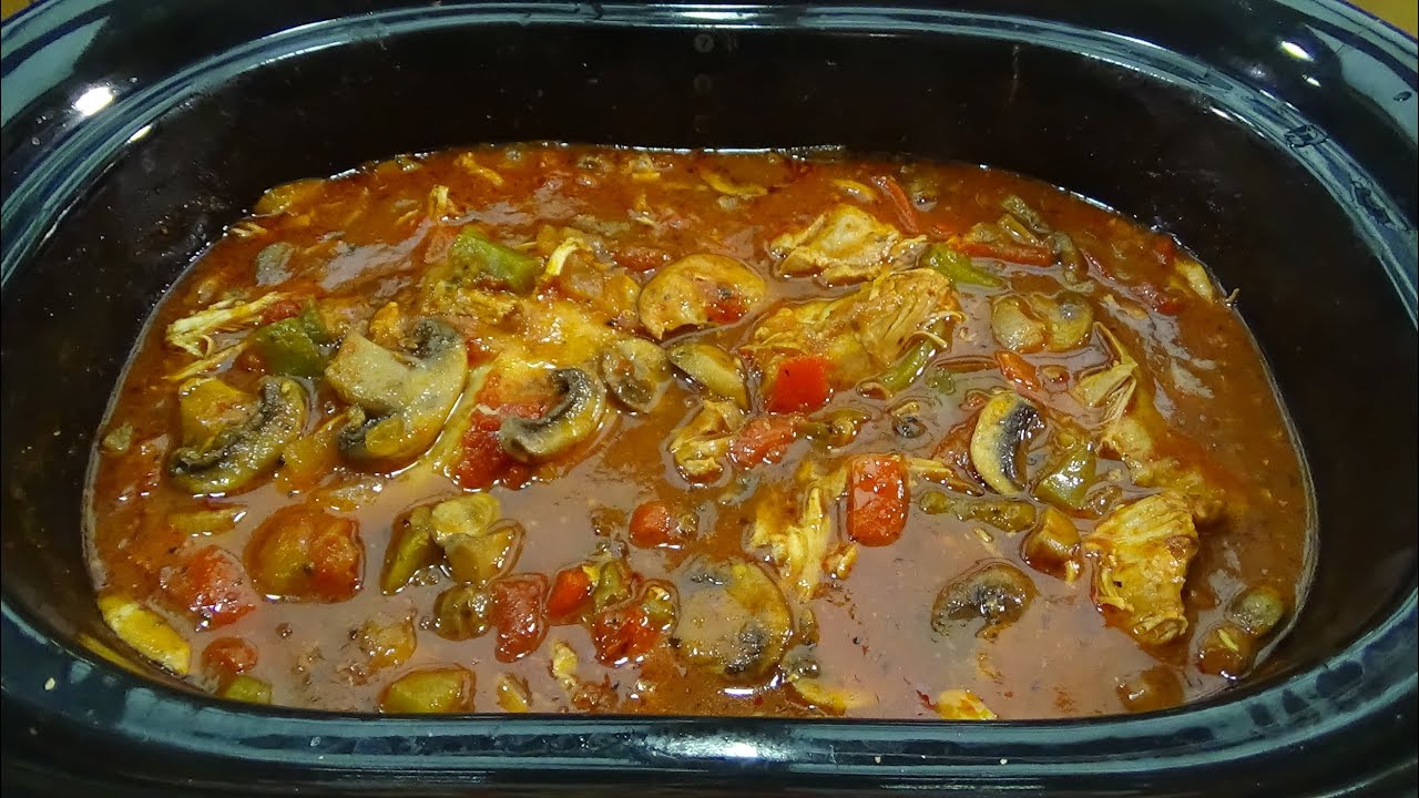 Курица Каччиаторе в мультиварке
