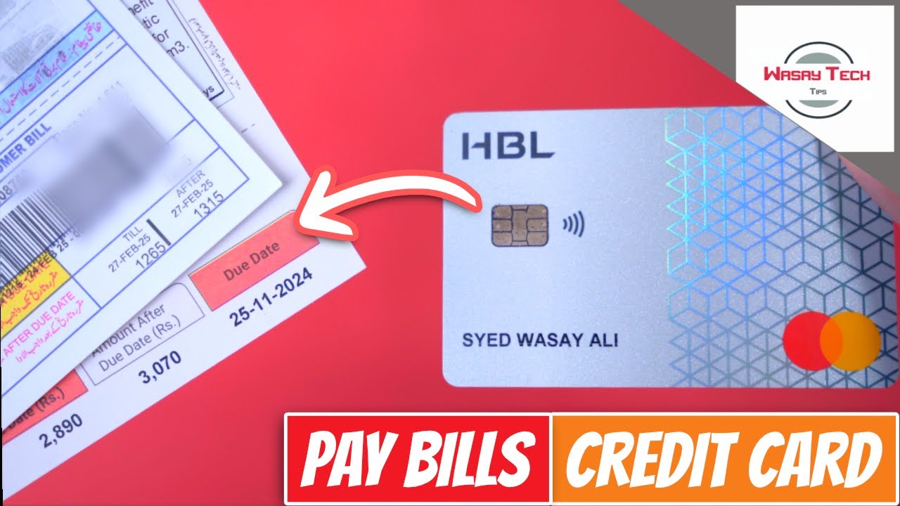 How to Pay Utility Bills using Credit Card in Pakistan | How to Pay Bills using Credit Card 2025