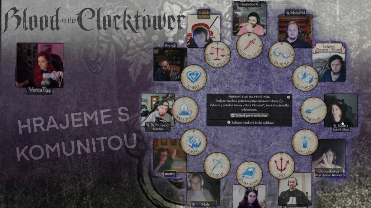 Krvavá hodina odbila s komunitou! @TenSterakdary  | #04 Jsem gamemaster!