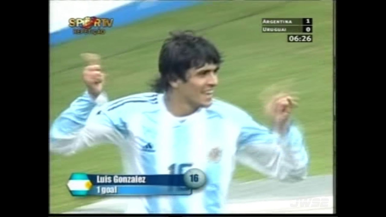 2004.10.09 Argentina 4 - Uruguay 2 (Partido Completo 60fps - Clasificatorias Alemania 2006)