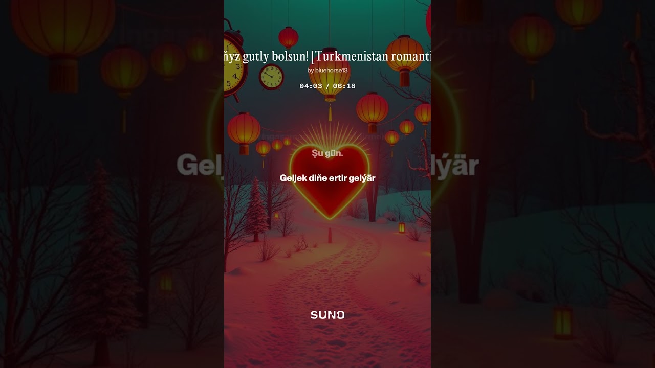 Täze ýylyňyz gutly bolsun! Turkmenistan romantic melody