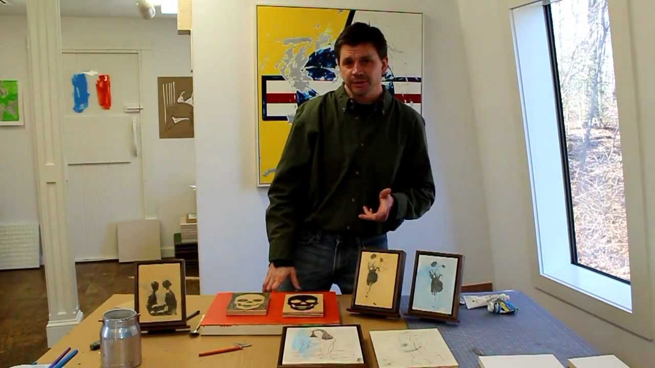 Encaustic Workshop part 3, how to make an Encaustic Transfer by Jon Peters