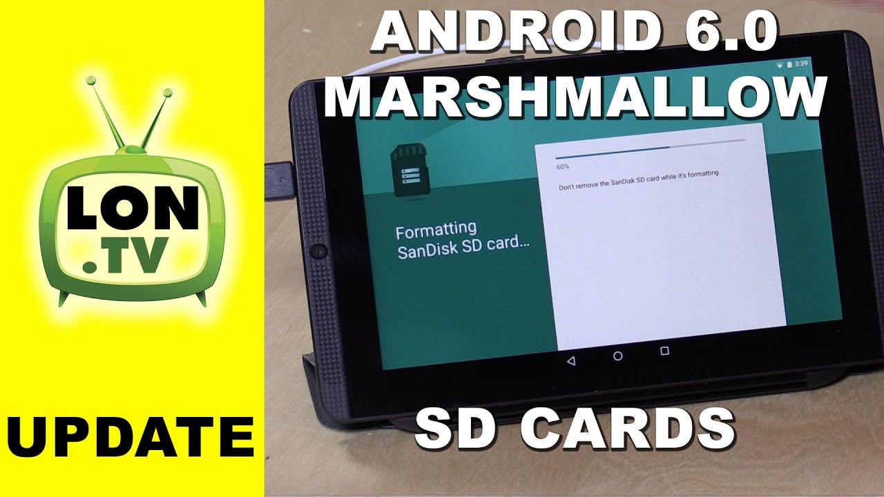 How SD Cards Work with Android Marshmallow / M / 6.0  with Nvidia Shield K1 Tablet