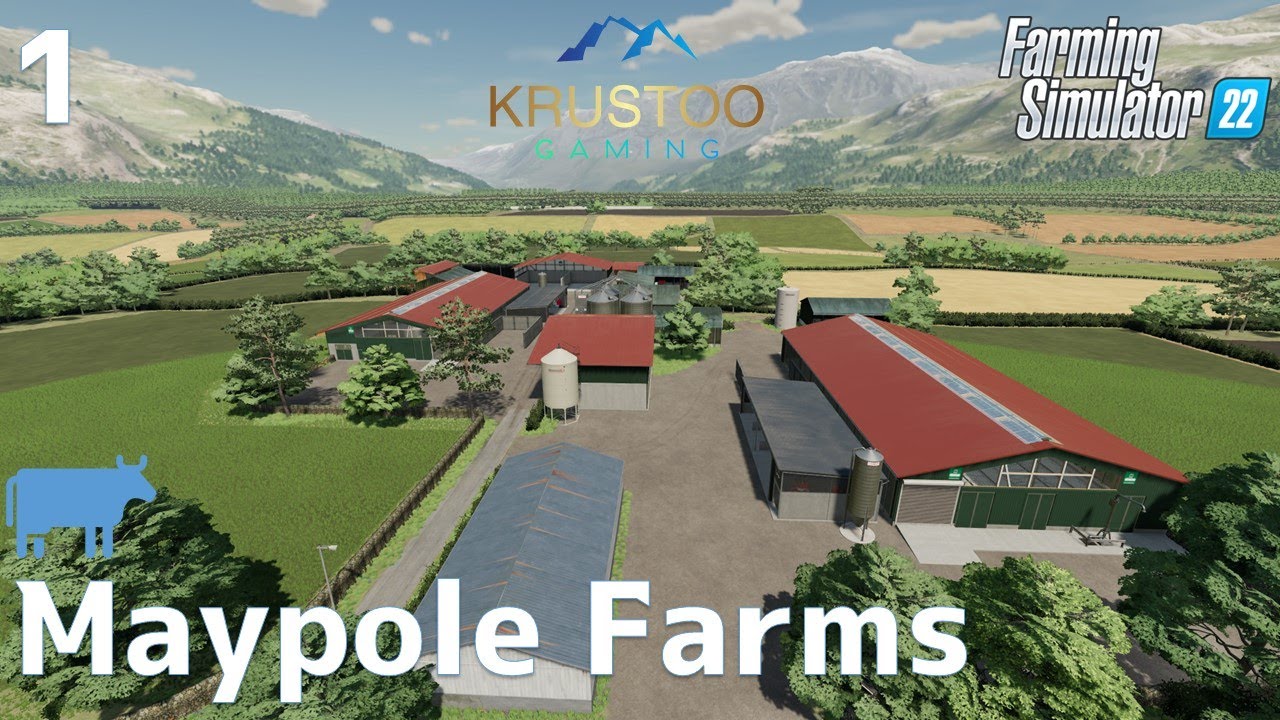 FS22 - Давайте играть - EP1 - Maypole Farms - Пока КОРОВЫ не вернутся домой!