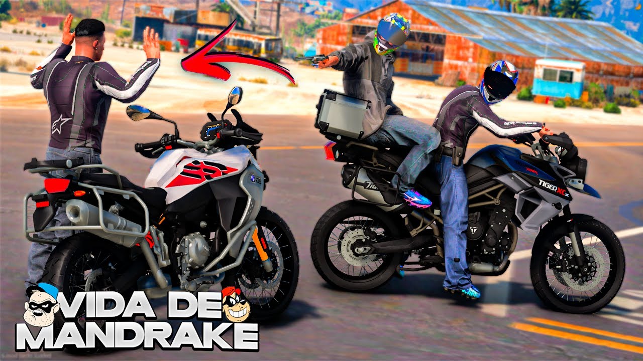 GTA 5: VIDA DE MANDRAKE | PEGAMOS UMA F850 NO TRECHO 🎭 #44
