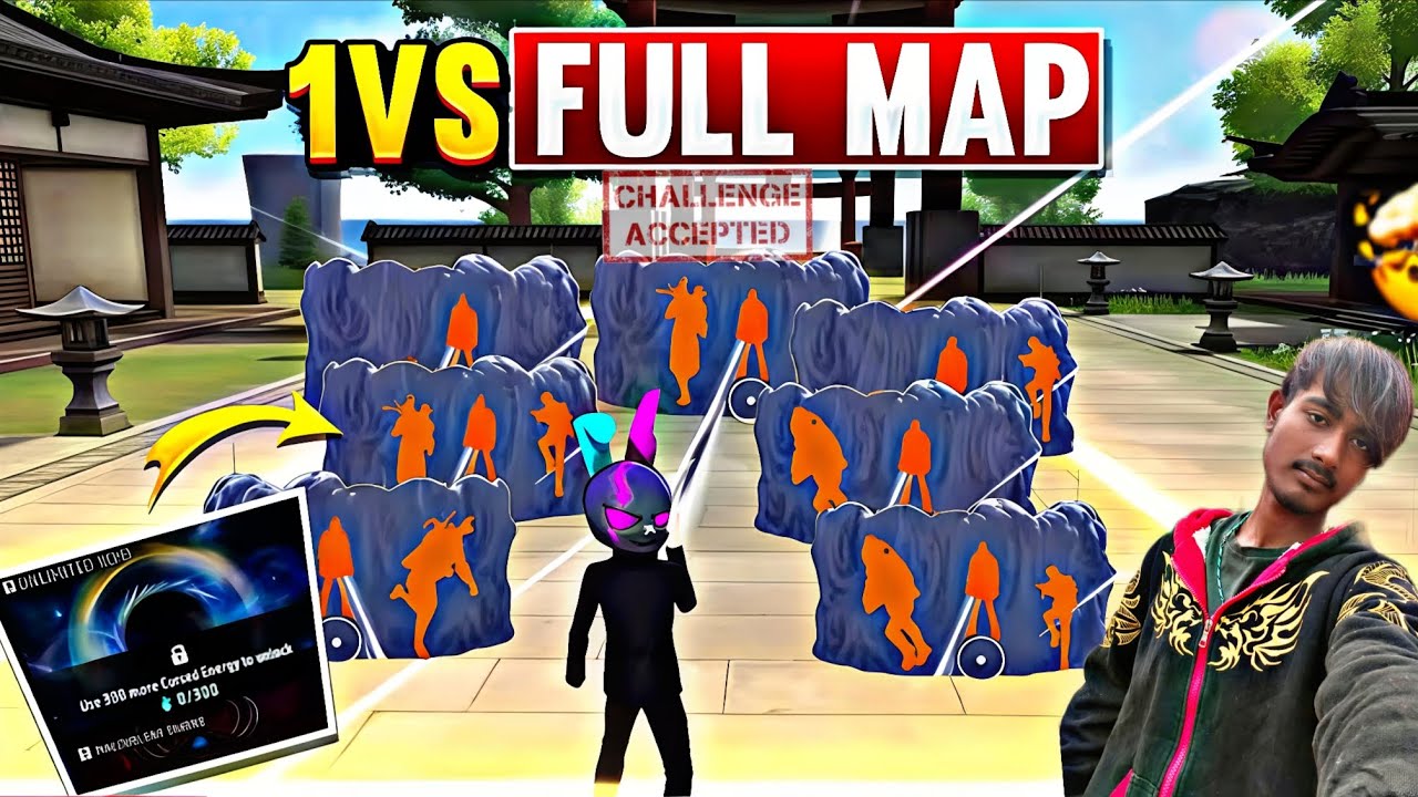 শুধু 1 VS 1 UNLIMITED VOID চ্যালেঞ্জ তাও RANK এর সকল এনিমিকে 🤯 MCLAREN VS 50 ENEMY😱