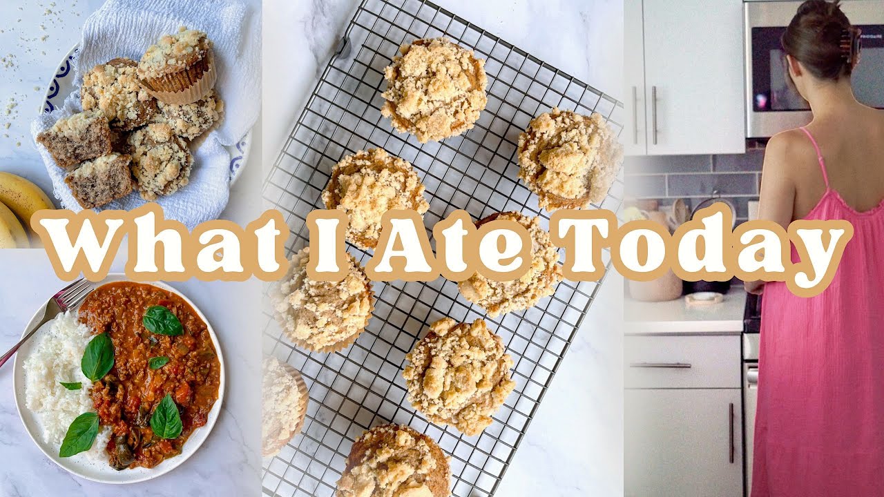 What I Ate Today ☀️ Unstuffed Peppers Recipe 🫑 Baking FLUFFY Muffins and more! 🧁