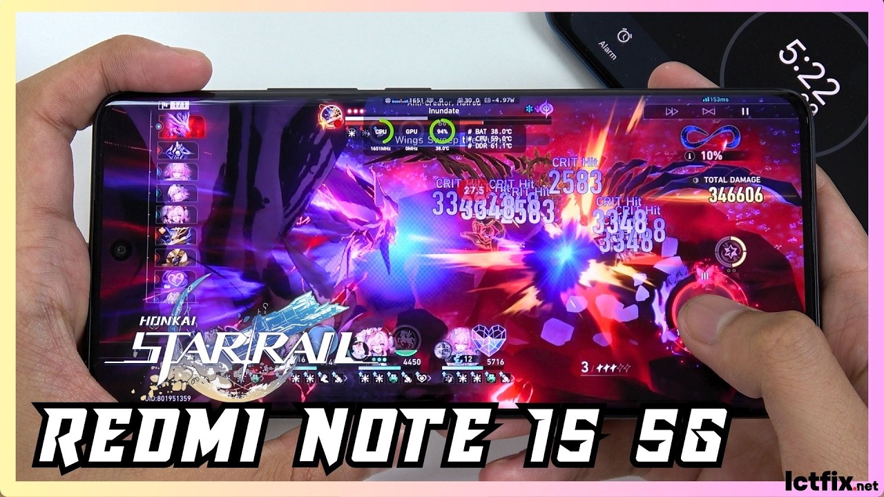 Redmi Note 15 5G Honkai Star Rail Gaming Test | Snapdragon 6 Gen 3, 120Hz AMOLED FPS Test