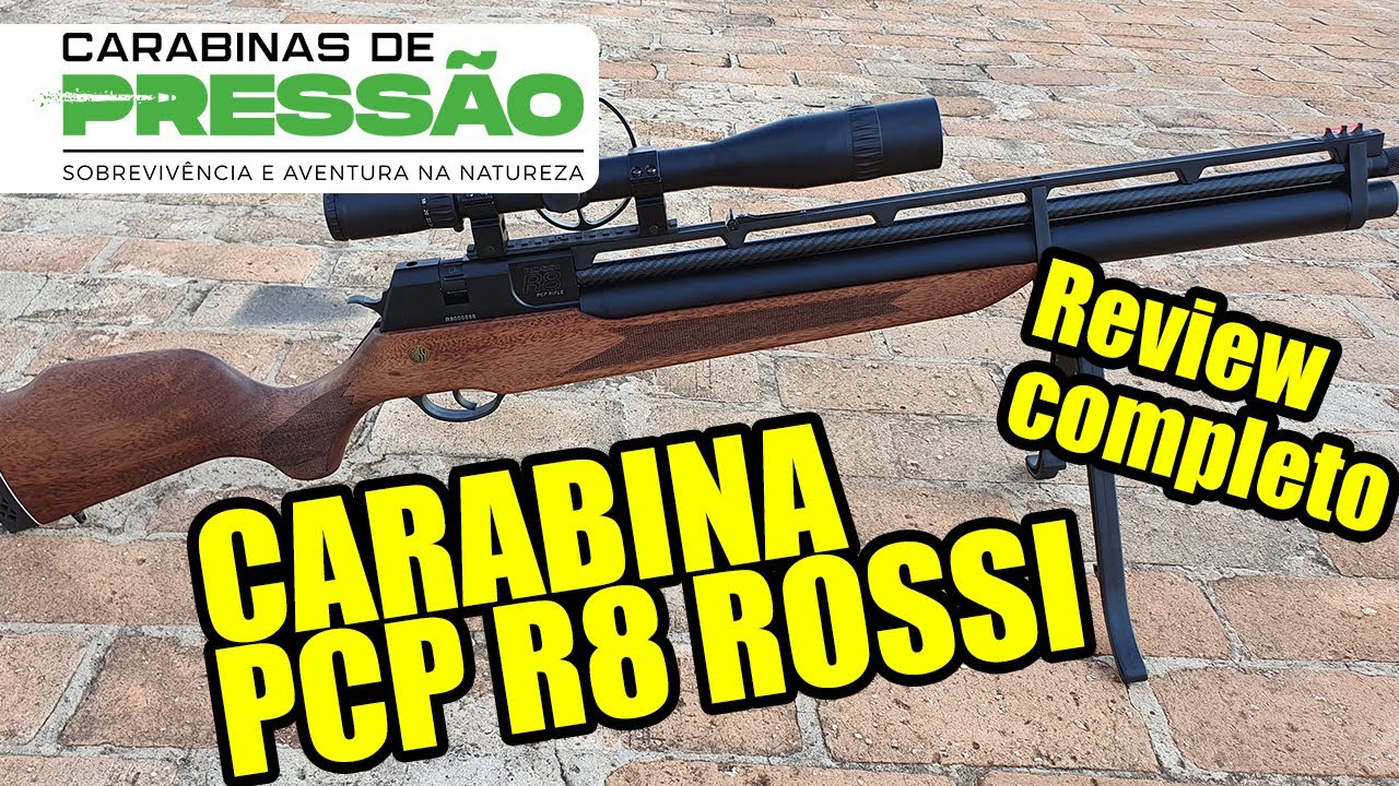 Review Completo Carabina PCP R8 Rossi