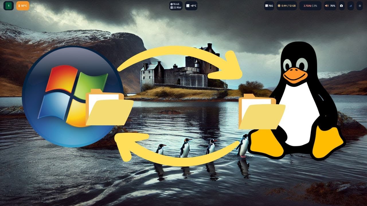 Accessing WIndows Files From Linux And Vice Versa