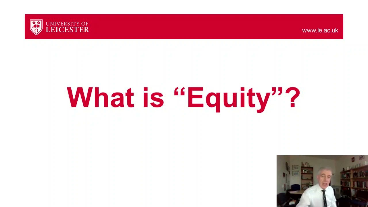 What is Equity taster lecture - Steve Evans