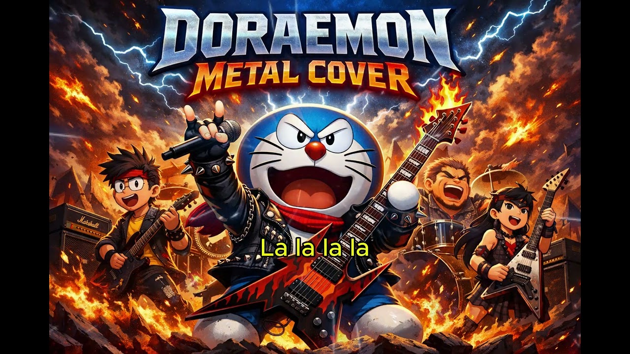 Doraemon Theme Song – Power Metal Rock Cover | Epic Anime Metal