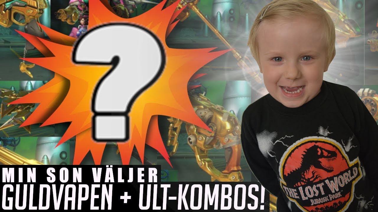 MIN SON V&Auml;LJER GULDVAPEN + ULT-KOMBOS! [Overwatch]