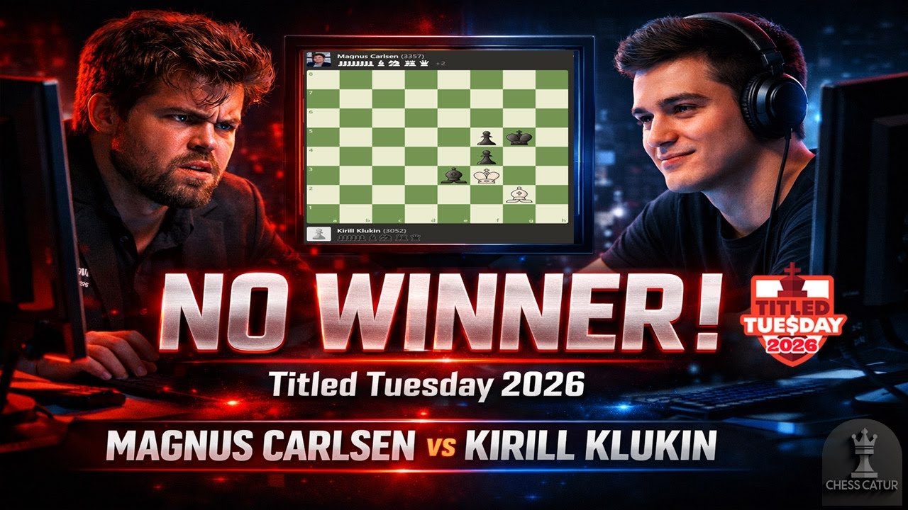 Kirill Klukin vs Magnus Carlsen🔹Titled Tuesday January 13, 2026