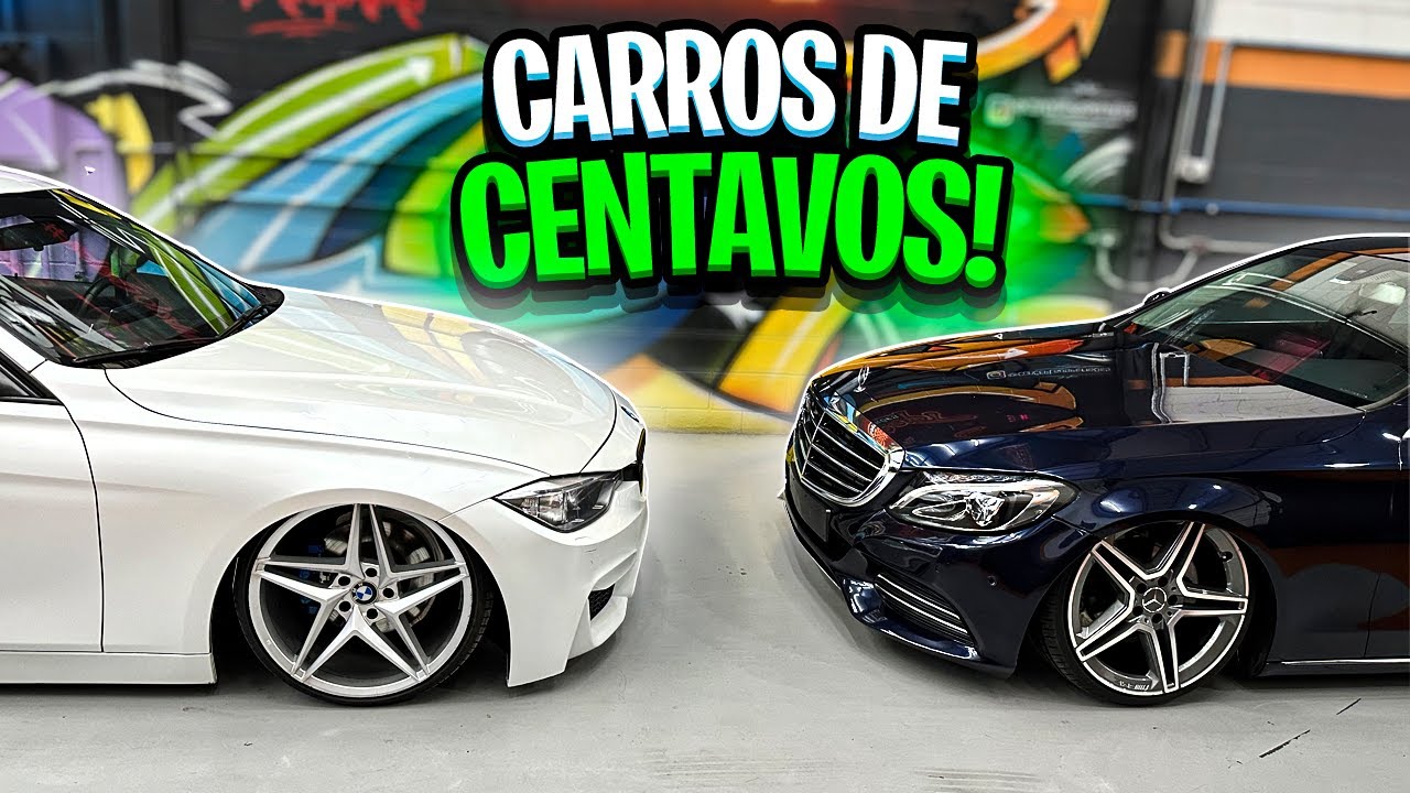 JA PENSOU NA SUA GARAGEM DOIS CARROS ASSIM? BMW328 + MERCEDES C180| Concept Suspensões 🏁