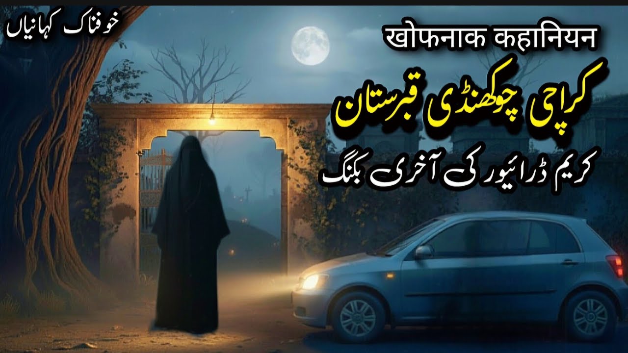  Terrifying Scary Story Of Cab Driver|Last Booking Of Cream Driver|Horror Stories Urdu |Scary Night 