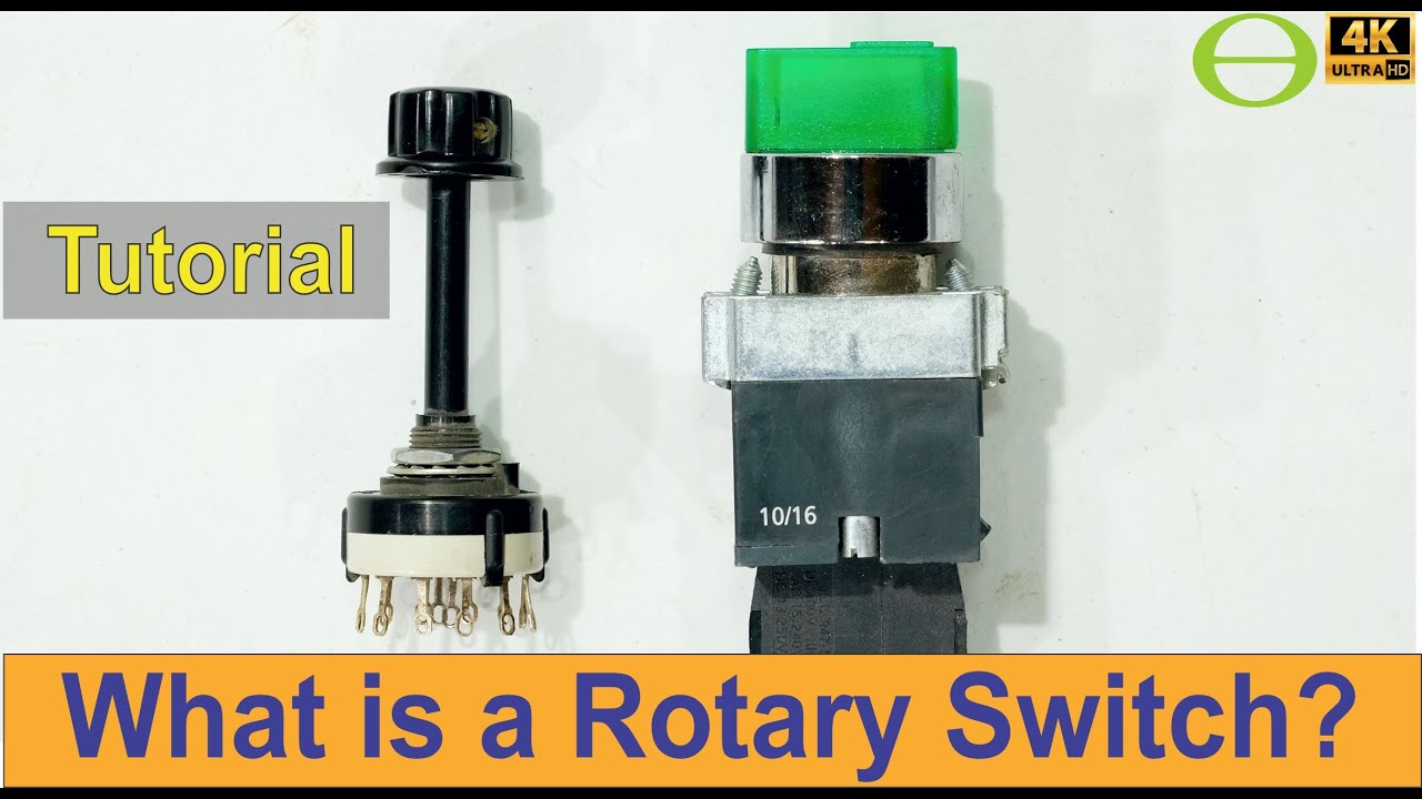 What is a rotary switch? Tutorial on how to use a basic rotary switch.