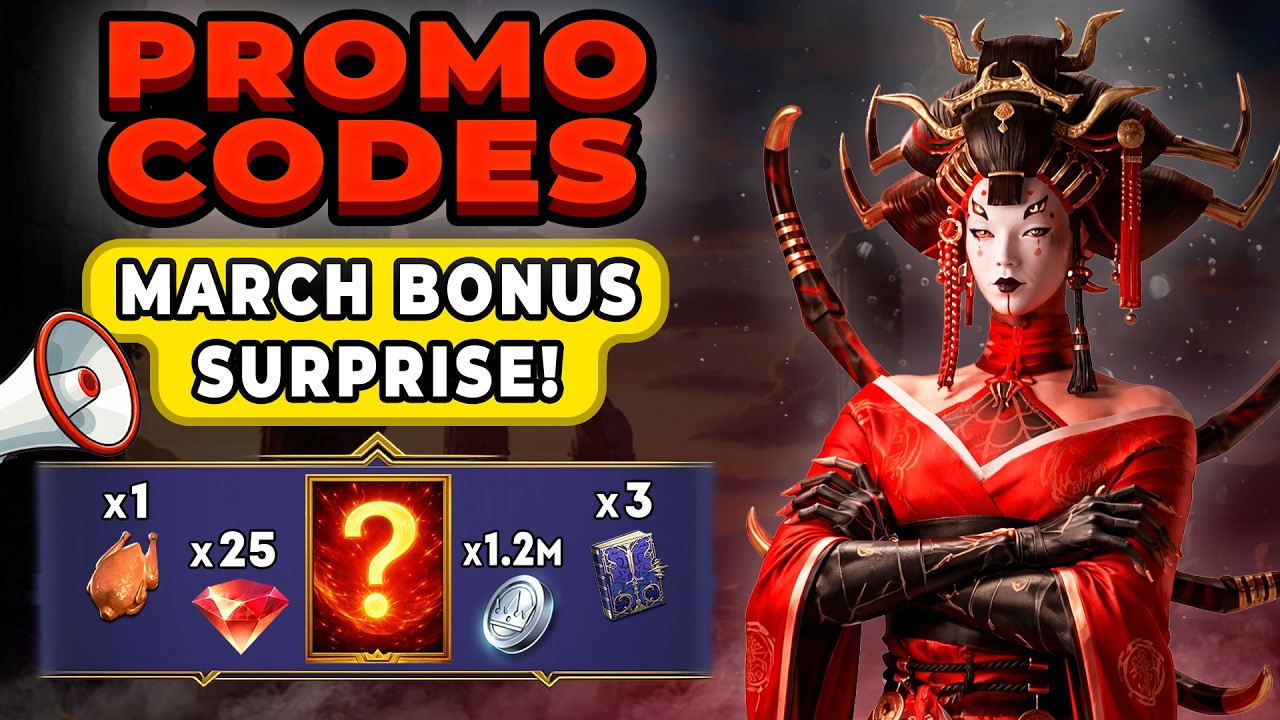 Raid Shadow Legends Promo Code 😉 March Promo Codes 2026 🌷 Exclusive Spring Gifts Coming Soon!🤫