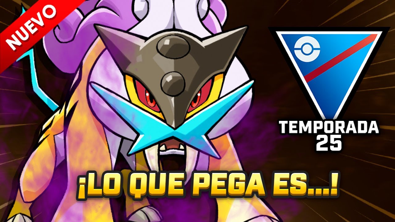 ¡RAIKOU OSCURO SALE CALIENTE de su RAID DAY en LIGA SÚPER (1500PC)! - GBL PvP POKÉMON GO T25