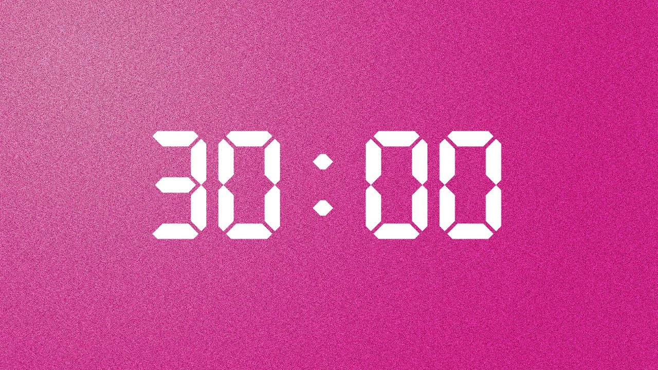 30 Minute Timer Luxury Focus Block | Rose Gold Edition | NX