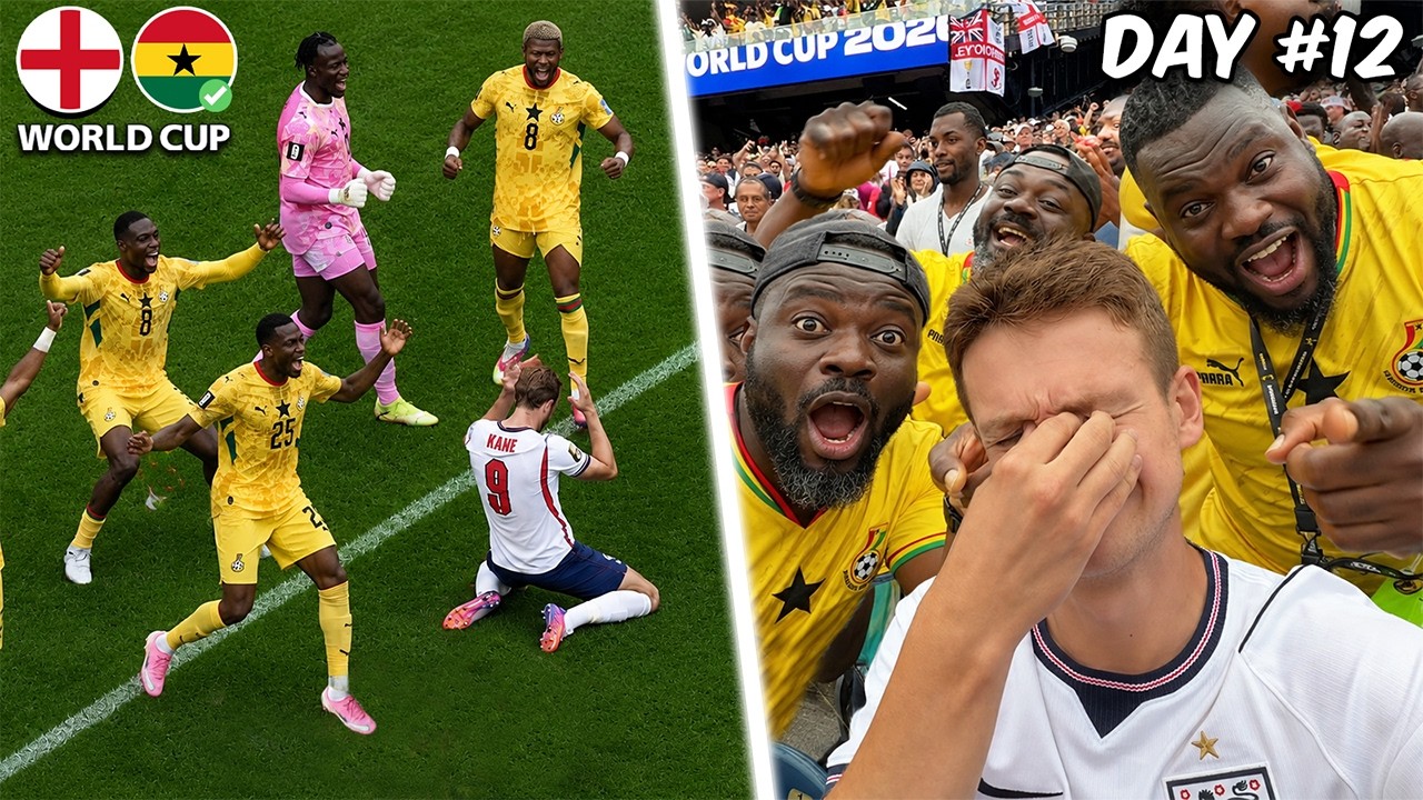 JUJU MAGIC STOPS HARRY KANE at ENGLAND vs GHANA