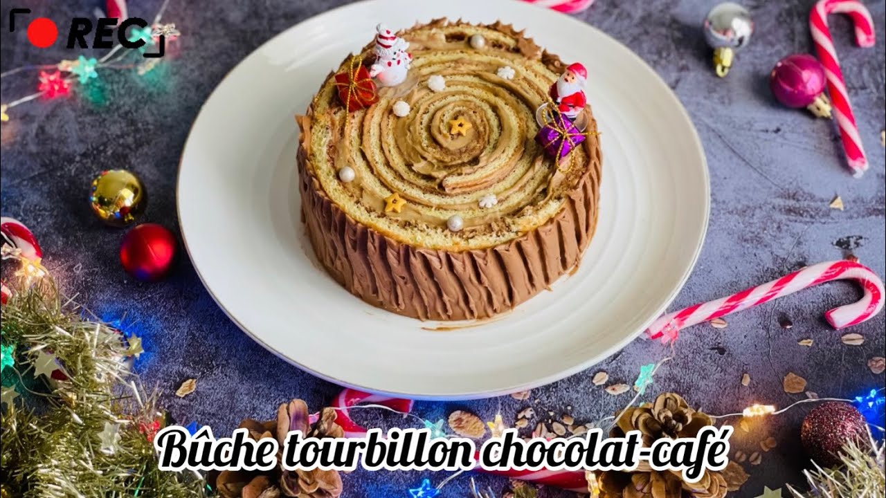 Bûche tourbillon chocolat-café (pour un noël pas comme les autres !!!)