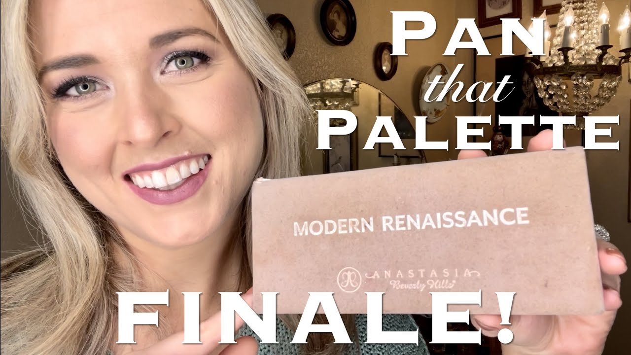 ФИНАЛ палитры Pan That 2022 // Как мне это удалось? // Палитра ABH Modern Renaissance