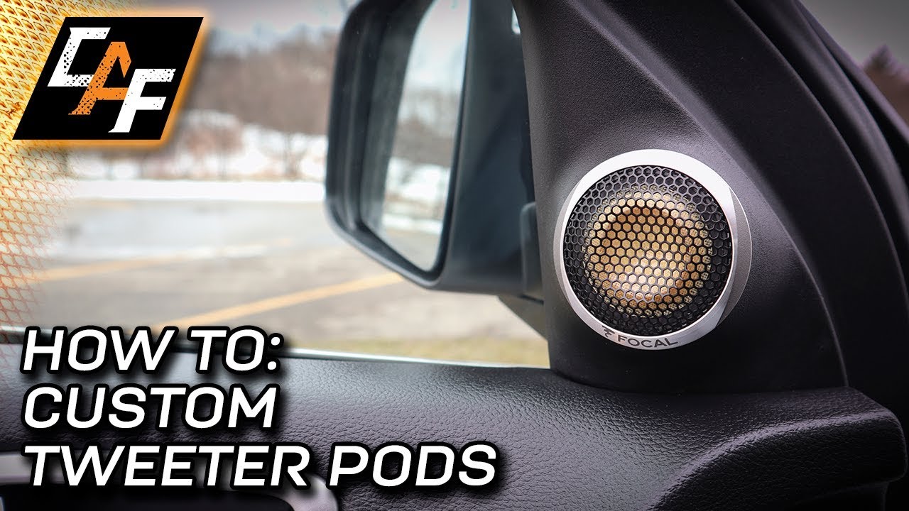 Tweeters MOLDED into Sail Panel! - PERFECT OEM LOOK