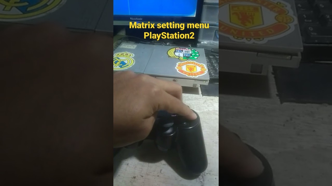 how to open menu setting matrix PlayStation 2