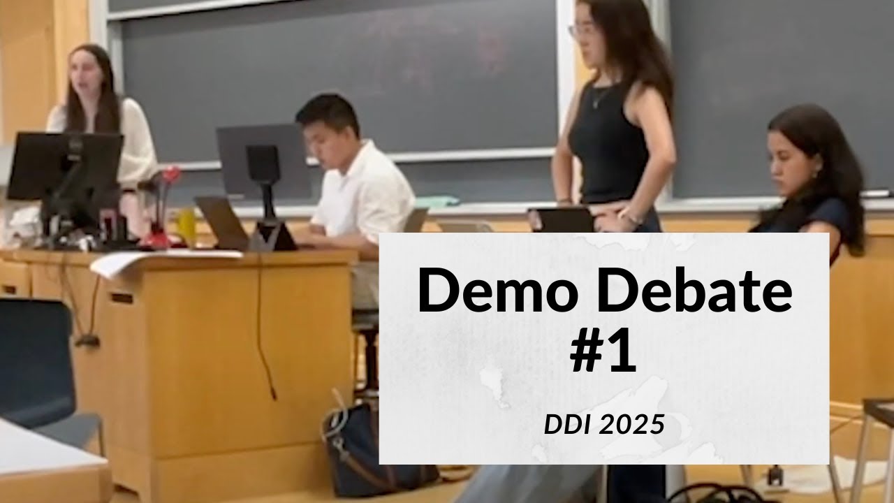 DDI 2025 - Demo Debate 1