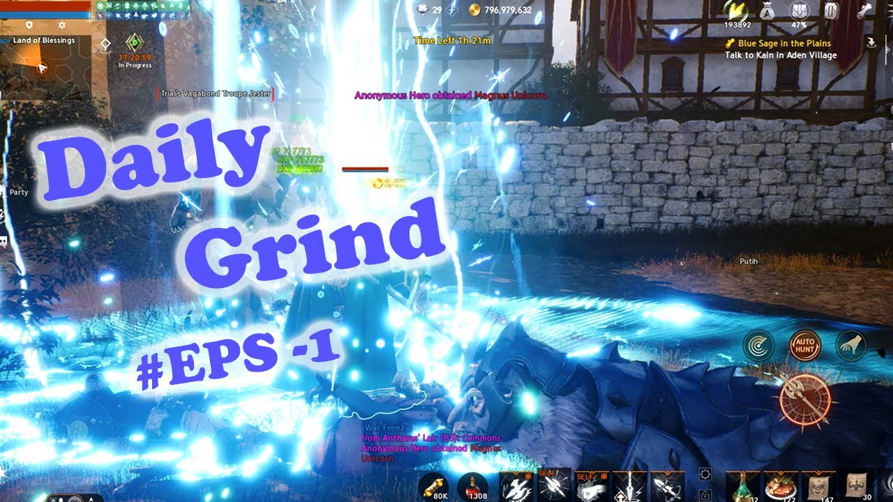 Lineage 2M - SPEAR & THUNDER daily grinding rutin! #EPS  -1