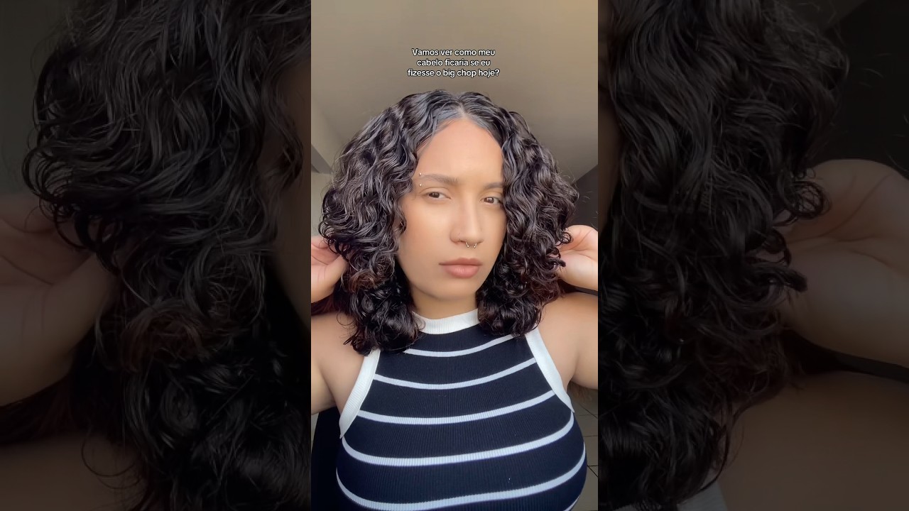 Como eu ficaria se fizesse o big chop?! 