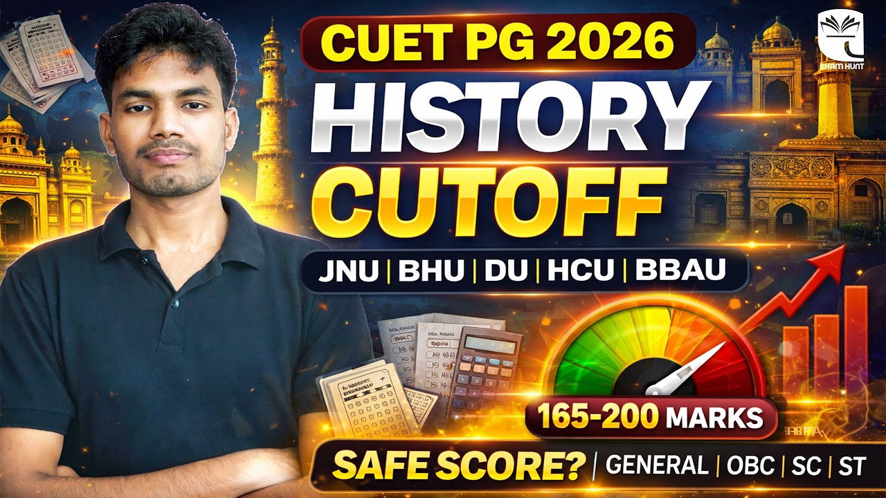 CUET PG History 2026 Expected Cutoff 🔥 | DU, BHU, JNU, BBAU, HCU Analysis by Shiv Sir