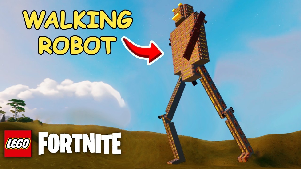 How to Build a Giant Walking ROBOT in Lego Fortnite – Full Tutorial