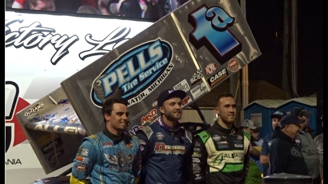 JACOB ALLEN  * world of outlaws - Victory Lane * LINCOLN SPEEDWAY  5-11-22