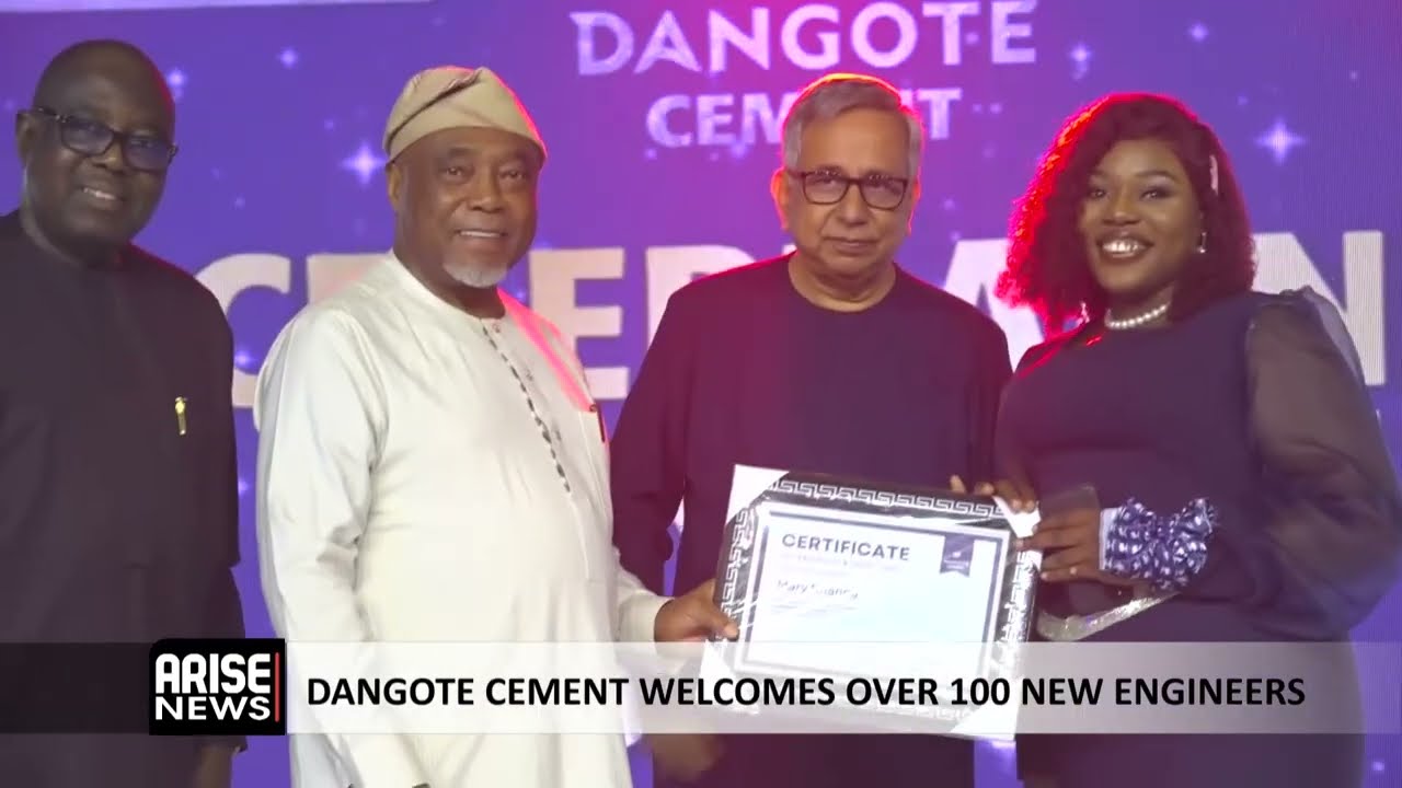 DANGOTE CEMENT WELCOMES OVER 100 NEW ENGINEERS