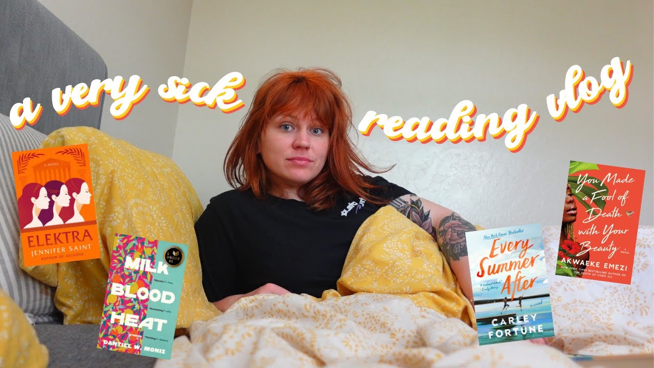 i finally caught...well, you know 🫣😷 so i just read all week | a sick (and long) reading vlog [cc]