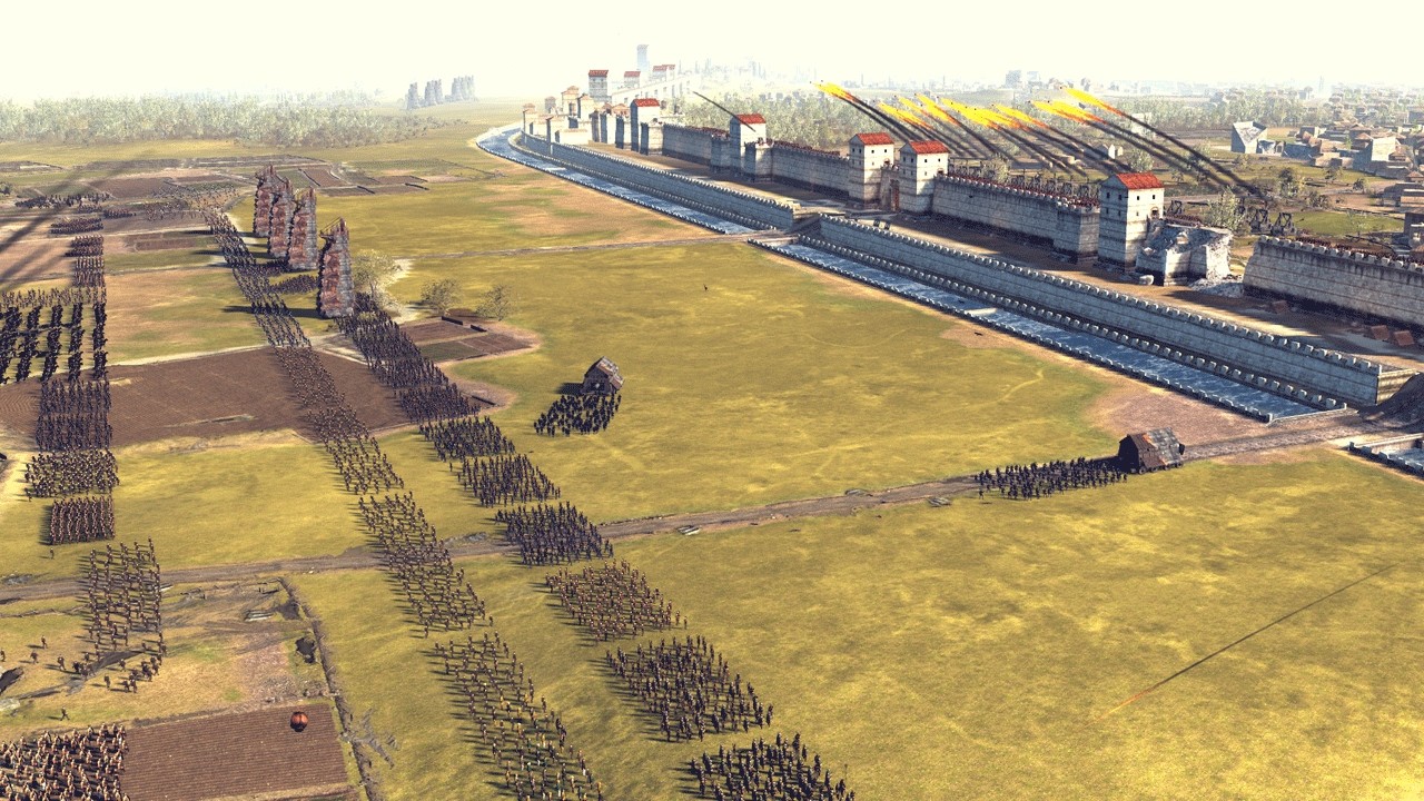 Epic Battle for Constantinople – 2 Pros vs 4 Noobs! (Attila)
