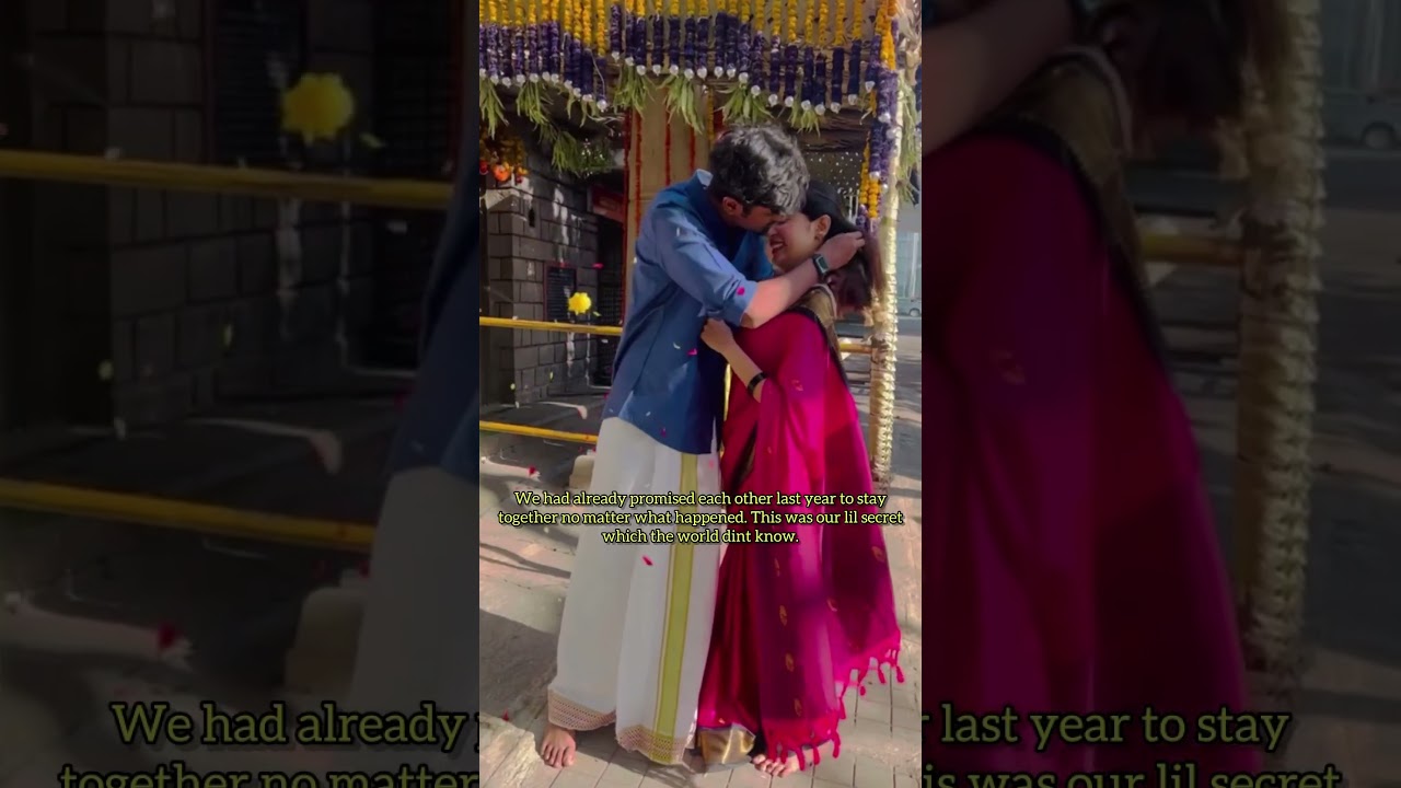 Our lil secret since 2023 🦋❤️🧿 #diyakrishna #ozytalkies #wedding #love