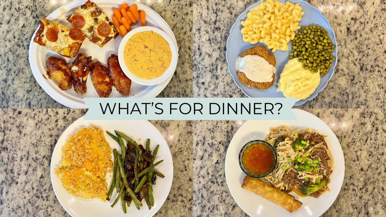 WHAT’S FOR DINNER? | EASY & BUDGET FRIENDLY | REALISTIC WEEKNIGHT MEALS | DINNER INSPIRATION
