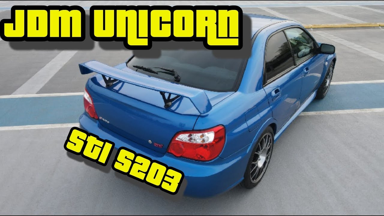 JDM LEGEND & UNICORN - SUBARU IMPREZA STI S203!