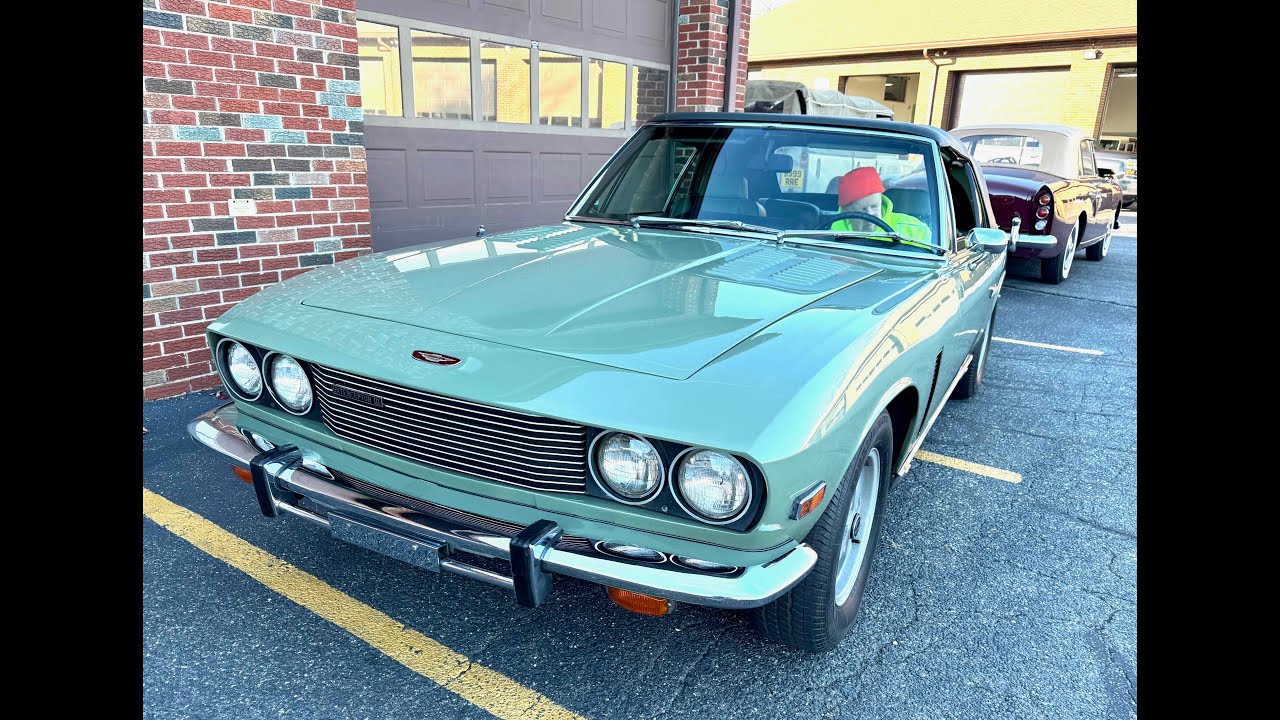 Разбираемся в Jensen Interceptor из коллекции Boch в автомастерской Enfield Auto Restoration