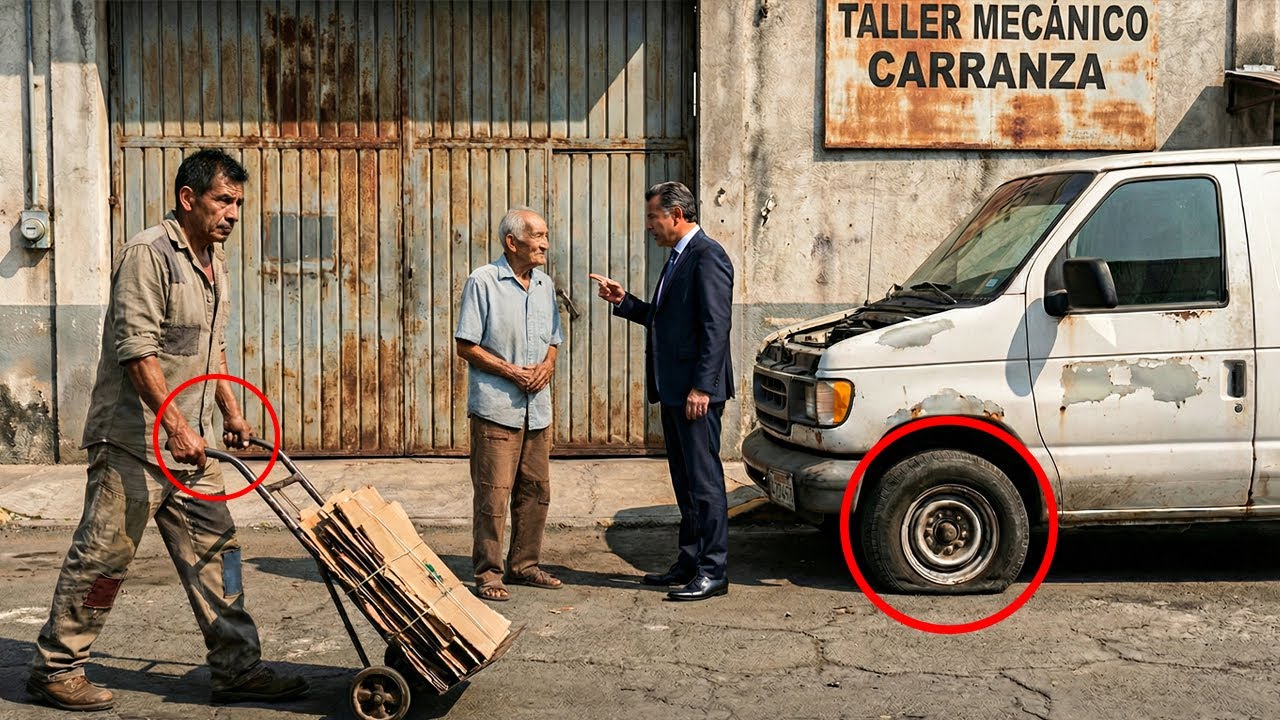 Le dijeron que su coche era chatarra — el cartonero que fue mecánico lo descubrió