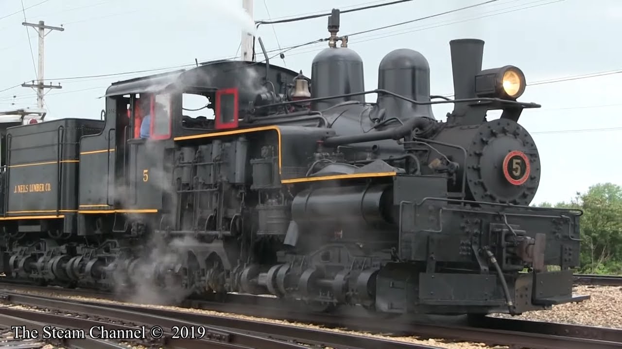 IRM Steam: J Neils Lumber Company Shay 5's Return to Steam