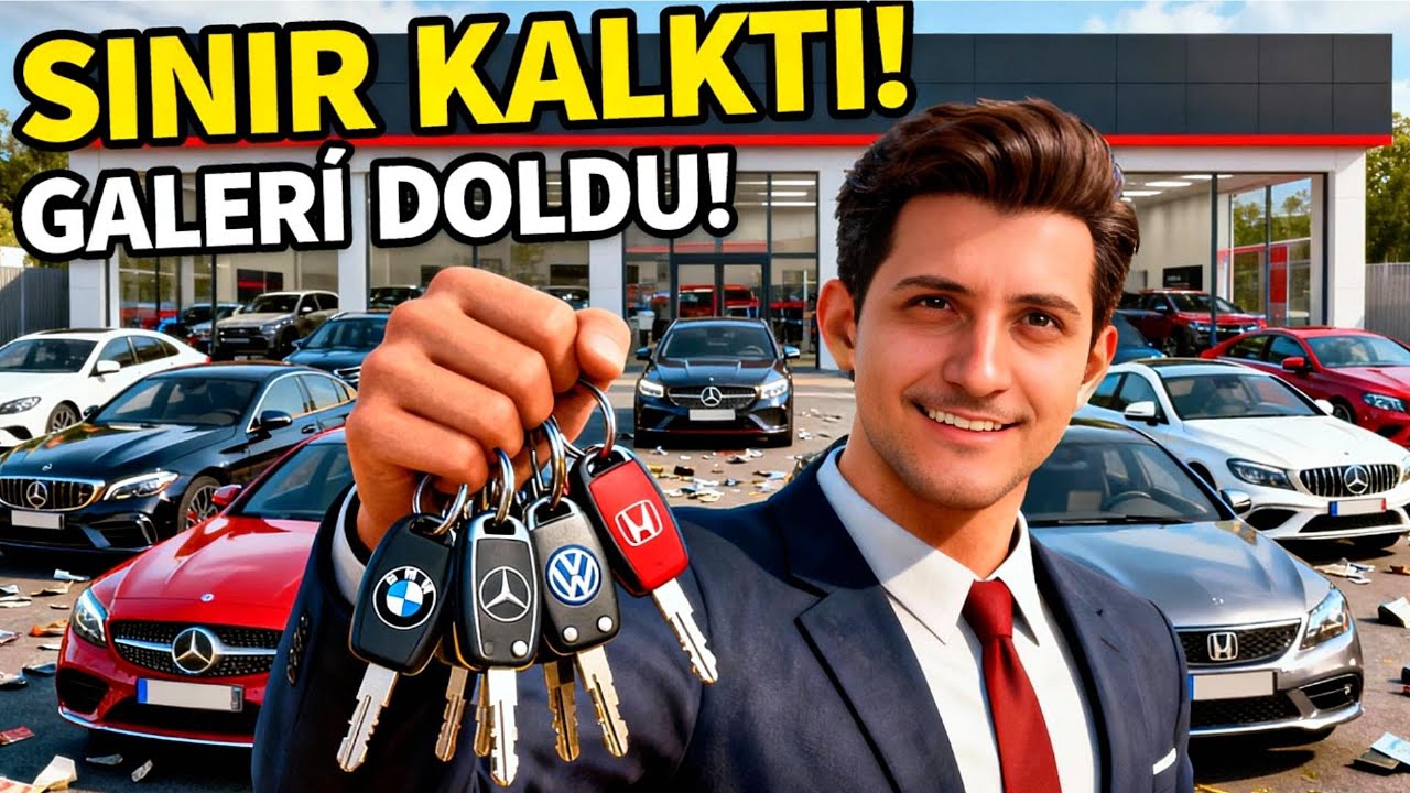 SINIR KALKTI! GALERİNİN ÖNÜNÜ ARABAYLA DOLDURDUM 😱 | Car Dealership Simulator #5