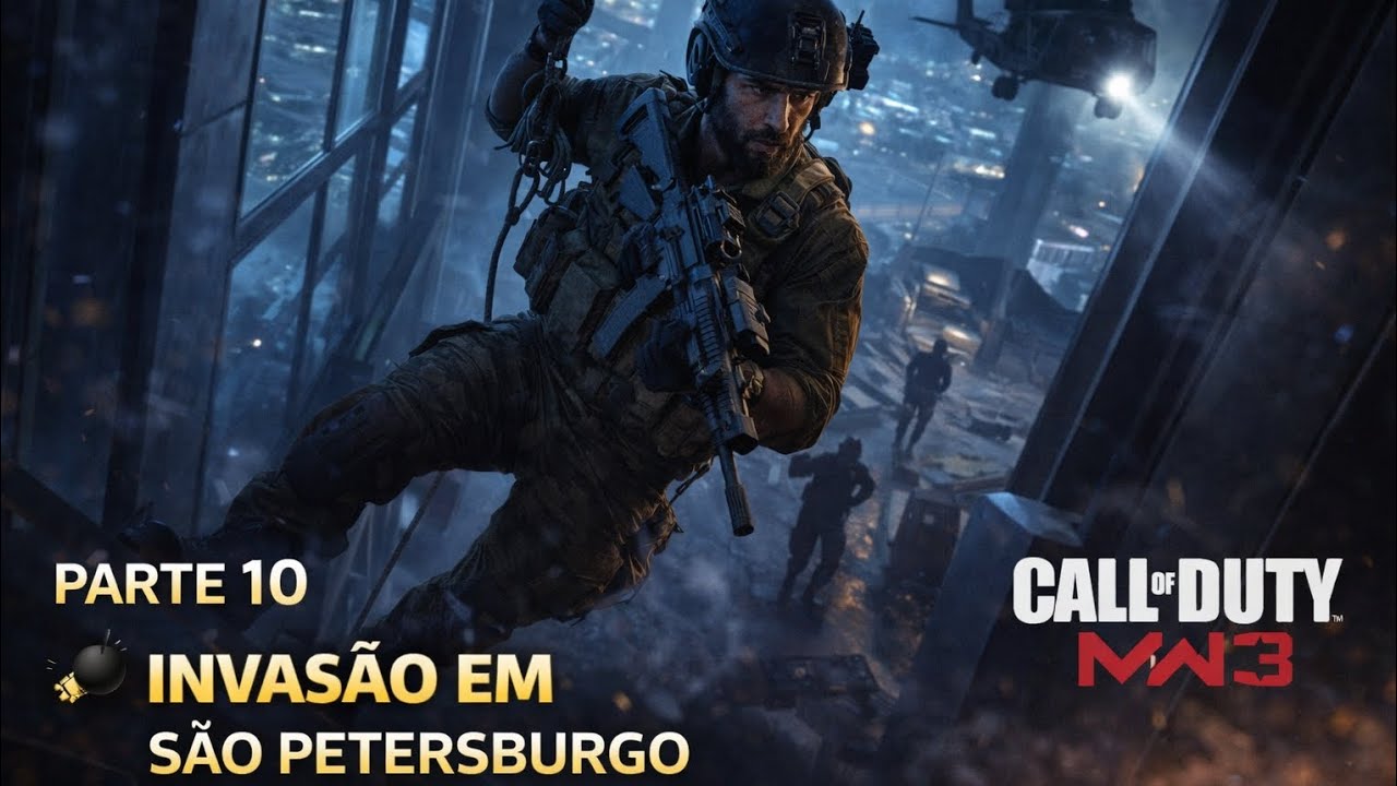 INVASÃO EM SÃO PETERSBURGO – Captura de Nolan | COD MW3 #10