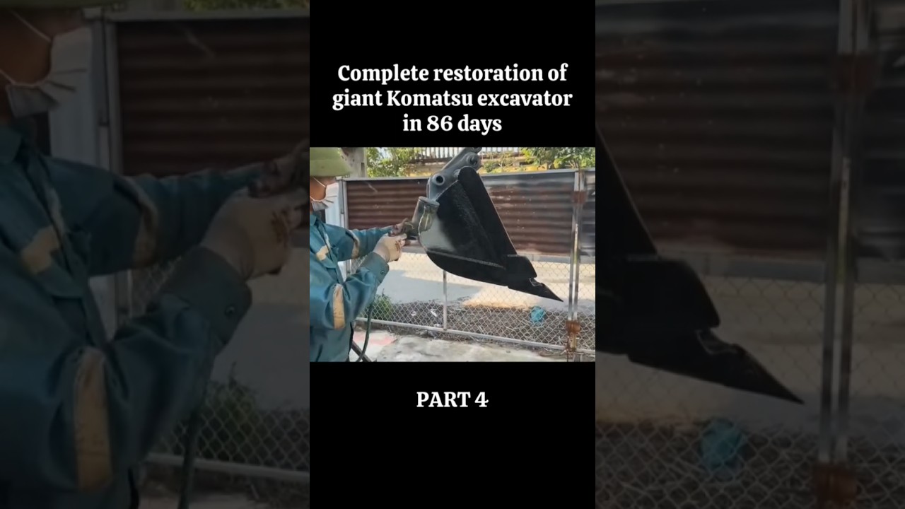 Genius Restores Giant KOMATSU Wheel Loader - Complete Restoration Of KOMATSU Excavaator