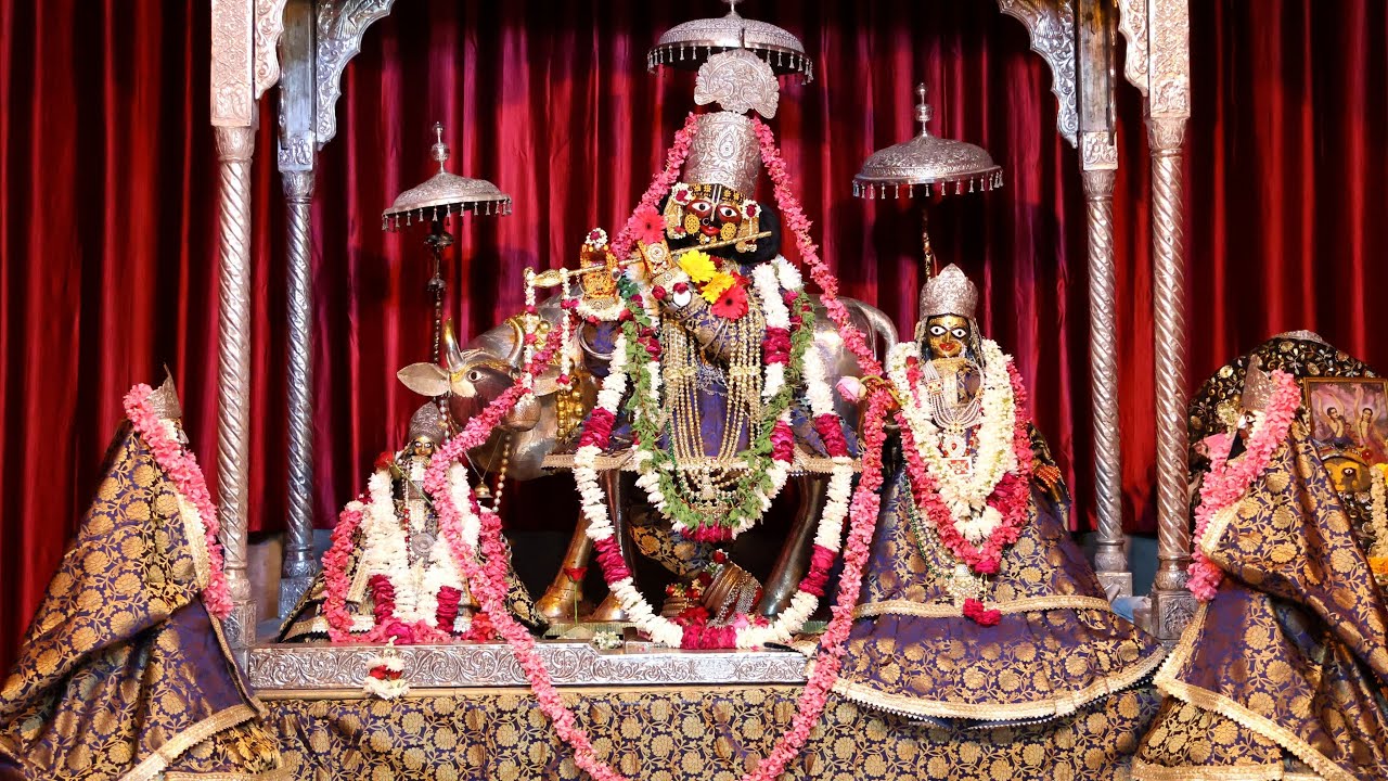 राजभोग आरती दर्शन लाइव 😍💕 Shree Radha Gopinath Ji Temple Jaipur 🥰🌷 #SRG #live
