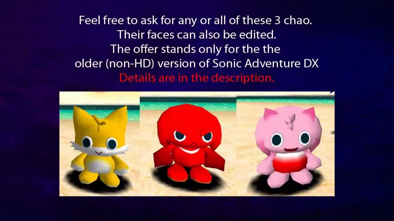 Sonic Adventure DX   Chao Gardens, Special Eggs and Special Chao